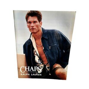 2000 Chaps Ralph Lauren Men’s Fashion Y2K Coastal Style Vintage Print Ad